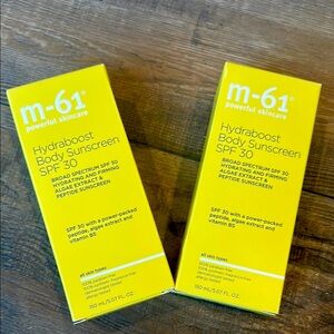 M-61 body sunscreen new in box
